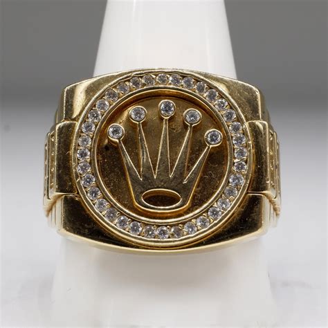 rolex gold ring